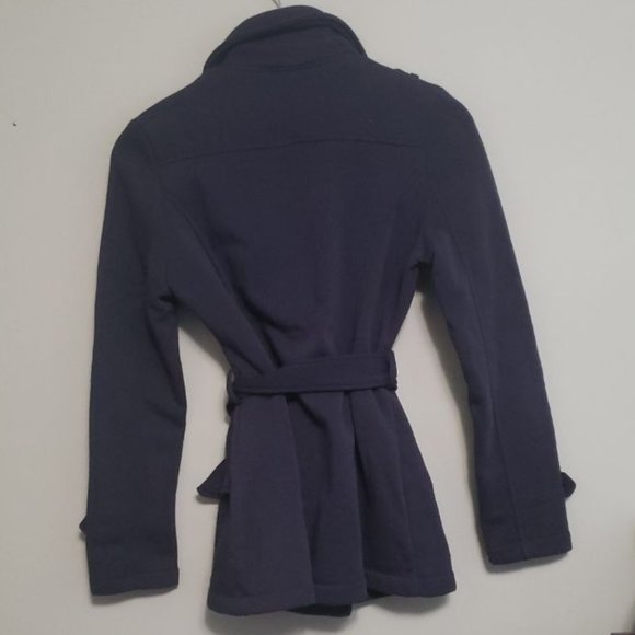 Seduction Navy Blue Coat - Picture 5 of 7